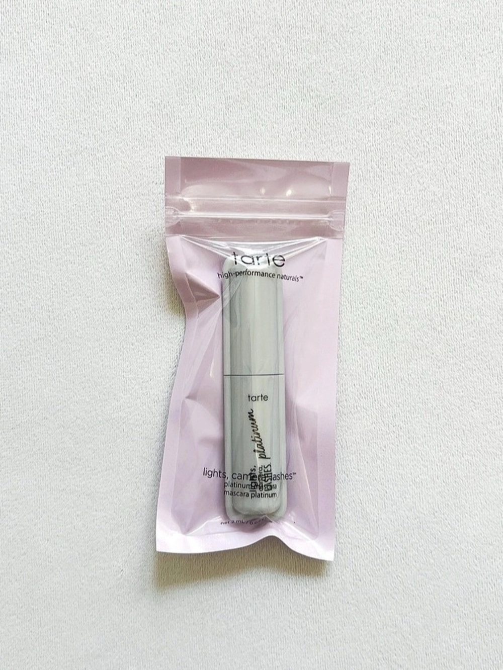 Tarte lights, camera, lashes platinum mascara